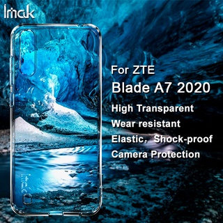 ของแท้ Imak เคส ZTE Blade A7 2020 ใส นิ่ม TPU ด้านหลัง เคสใส ซิลิโคน กันกระแทก