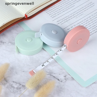 [springevenwell] ใหม่ ไม้บรรทัดเทปวัดความสูง แบบพกพา ยืดหดได้ 150 ซม. 60 นิ้ว สําหรับเด็ก