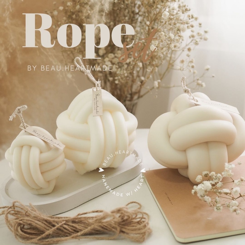 เทียนหอมทรง Curl-2 (3sizes)  สวยหรูมากกกก เทียนหอมตกแต่งบ้าน ไร้ควัน ไม่ผสมพาราฟิน เทียนหอมไขถั่วเหลือง เทียนหอมของขวัญ
