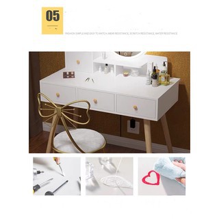 DUDEE โต๊ะเครื่องแป้ง add4