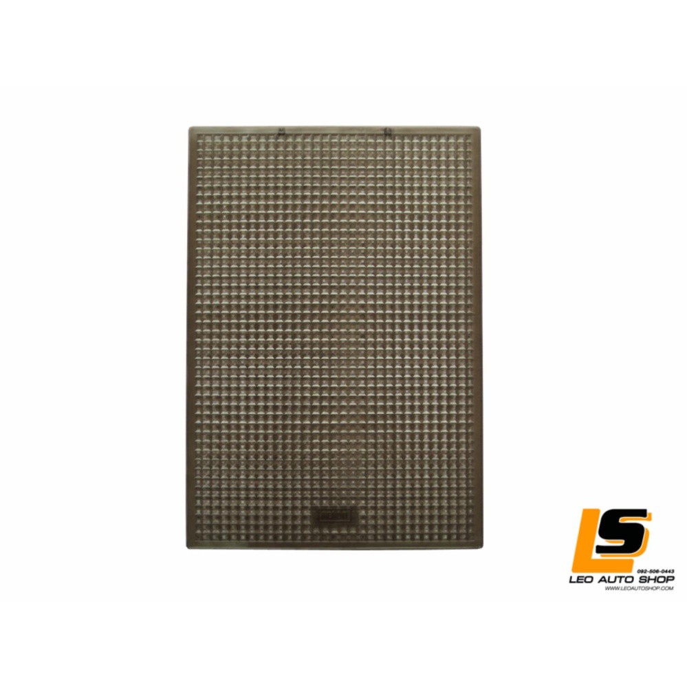 LEOMAX แผ่นเรียบ PVC ทับทิม ดำใส