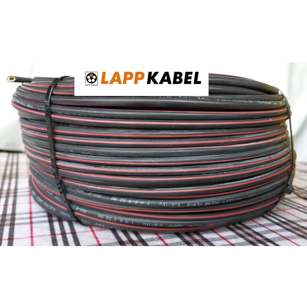 สายโซล่าเซลล์ ​Lapp Kable เยอรมันแท้ เบอร์ 6 ยาว 100 เมตร