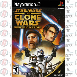 PS2: Star Wars The Clone Wars : Replublic Hero (U) [DVD] รหัส 1154