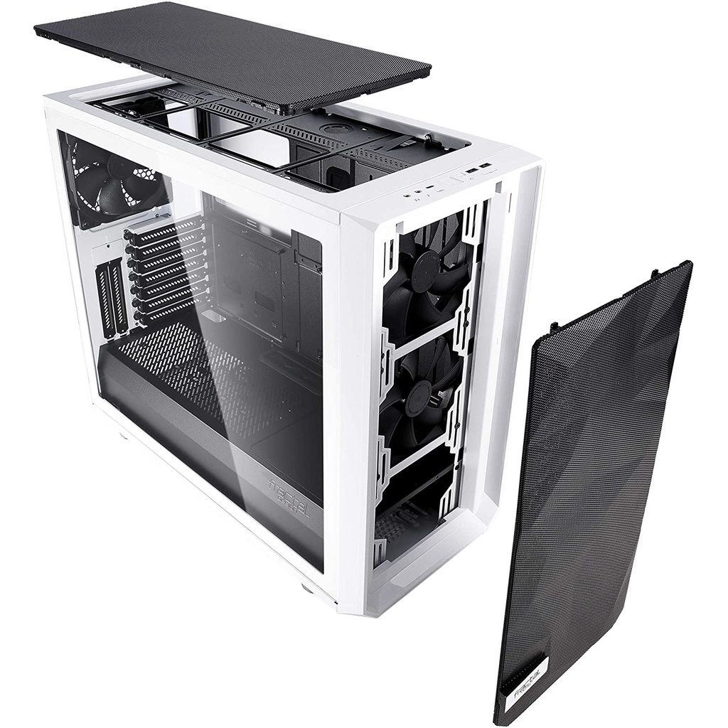 Fractal Design ( FD-CA-MESH-S2-WT-TGC ) PC Case White #7