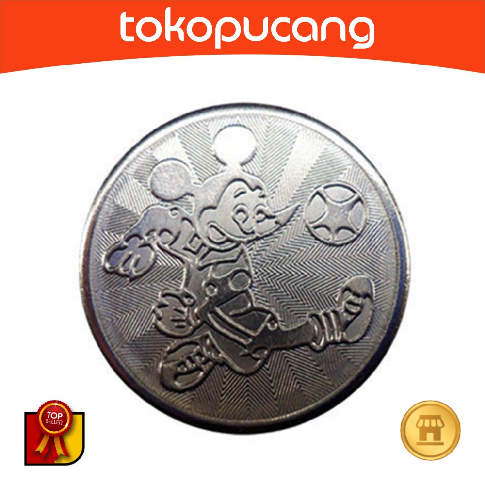 เหรียญ token coin เครื่องจําหน่ายอาเขต Mickey dingdong เซ็นเซอร์เกม