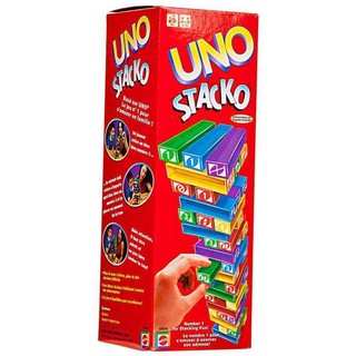 UNO เกมดึงไม้ล้มตึก UNO Stacko Game (41181)