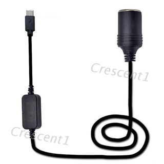 Cre สายเคเบิ้ล Usb C Pd Type C Male To 12 V สําหรับรถยนต์