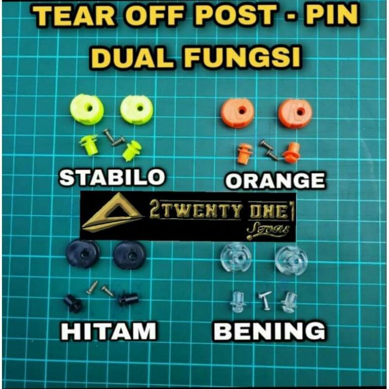 Tear OFF POST DUAL / PUSH PIN / TOP