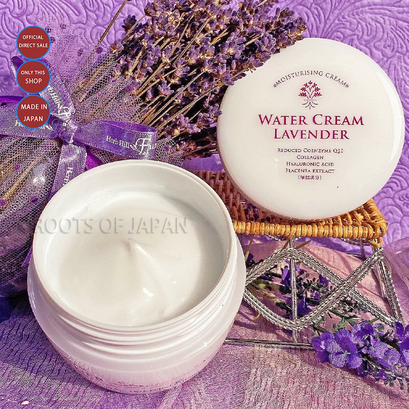【ผลิตภัณฑ์จากประเทศญี่ปุ่น】ORGANIC SUPER MOISTURISER  Japan Q10 lavender Water Cream 140g  Face Skin