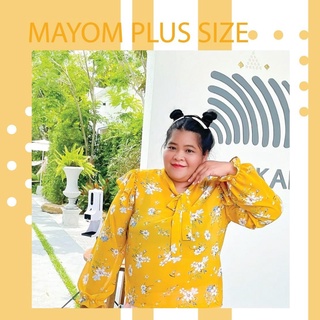 เสื้อชีฟองสาวอวบ PLUS SIZE น่ารักสไตล์เกาหลี