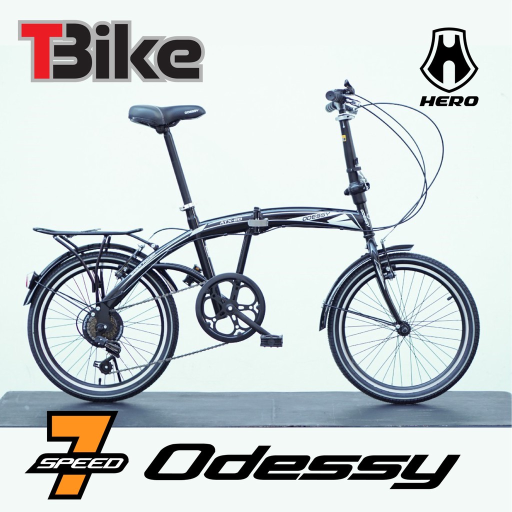 Hero cheap folding bicycle