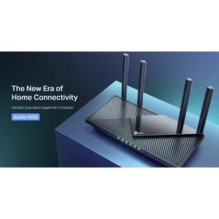 ROUTER (ใส่ซิมไม่ได้) TP-LINK (Archer AX55) AX3000 Dual Band Gigabit Wi-Fi 6 Router -LIFETIME