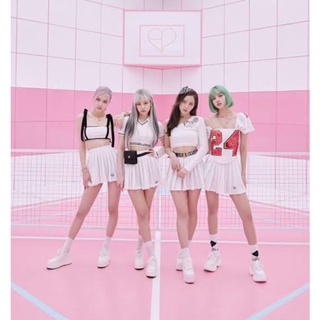 khawzzพร้อมส่งกระโปรงพลีทจีบรอบสไตล์สาวblackpink