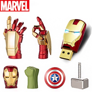 Marvel แฟลชไดรฟ์ USB 128GB 64GB 32GB 16GB 8GB สําหรับ Android Tablet PC 2.0 Pendrive