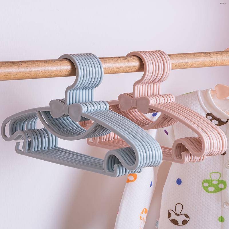 ไม้แขวนเสื้อเด็ก รุ่นโบว์ 15 ชิ้น สีพาสเทล น่ารัก ไม้แขวนพลาสติก #โบว์ x3 - รูปที่ 4