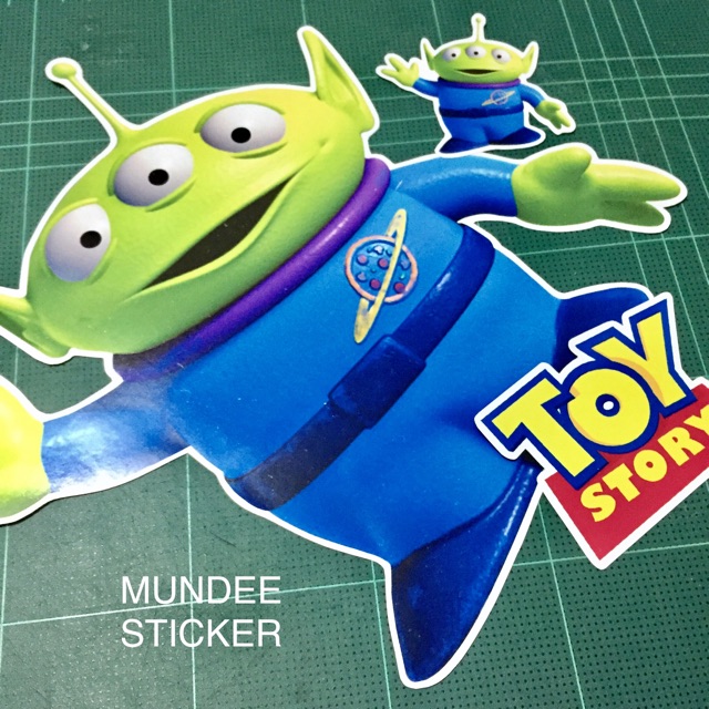 สติ๊กเกอร์ PVC TOY STORY ติดกระเป๋าเดินทาง รูปที่ 2