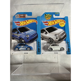 Hot wheels FIAT 500 HW CITY 2014 NIGHT BURNERZ 25 OF 250 (White) แพคอเมริกา