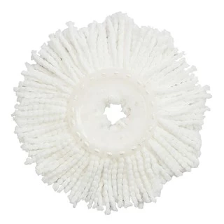 Poly-Brite โพลี-ไบรท์ ชุดด้ามม็อบถังปั่น รุ่น เฮอร์ริเคน อะไหล่เฉพาะไม้ถูพื้น (ด้าม+แป้น+รีฟิลผ้าม็อบ)