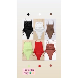 🌶 Chili Swimsuit ✨ (Pre-Order 7-10days)  วันพีชสุดแซ่บ 🔥 | ชุดว่ายน้ำสาวอวบ🍒