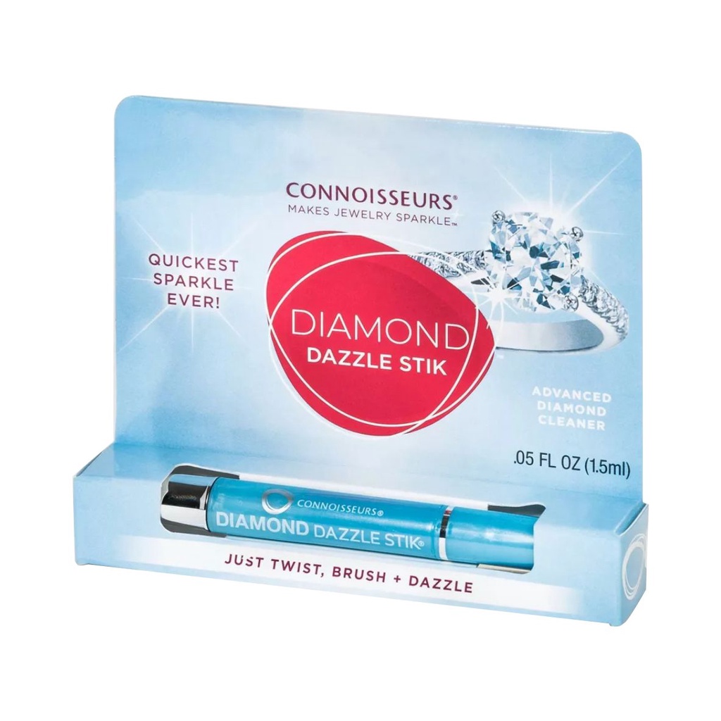 Lemtools Connoisseurs Diamond Dazzle Stik ทําความสะอาดเพชรอัญมณีล้ําค่าเครื่องประดับแปรง Gold Platinum Moissanite แหวนขัด