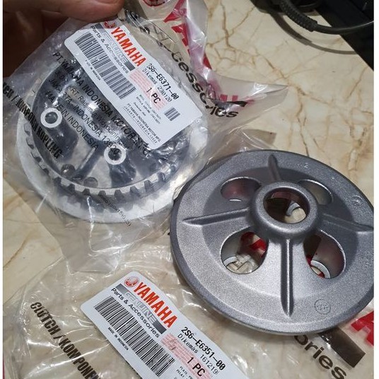คลัทช์ HOUSE SET 4 ขา HOLE 4 2S6-E635100 7100 JUPITER MX OLD CLUTCH 1 ORIGINAL YAMAHA