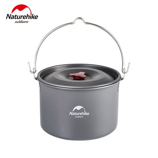 หม้อสนาม Naturehike หม้อแค้มปิ้ง ขนาด 4 ลิตร รุ่น NH17D021-G