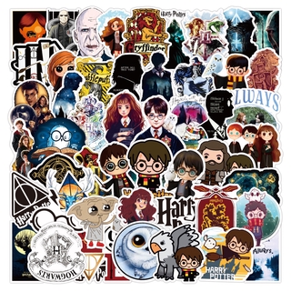 สติกเกอร์พิมพ์ลาย Harry Potter ป้องกันน้ํา 50 แผ่น