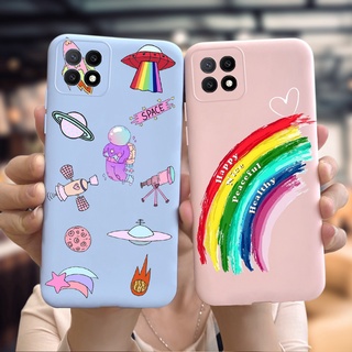 เคสโทรศัพท์ซิลิโคน TPU แบบนิ่ม สีรุ้ง สําหรับ OPPO A52 A72 A92 A53 A33 A73 2020 A52 OPPOA73 OPPOA72