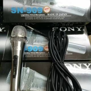 FREE BUBBLE WRAP Mic kabel sony sn909/ mic sony sn 909/ mic sony stainless/ body besi/ good quality mic vocal microphone body besi free kabel vocal legendary microphone