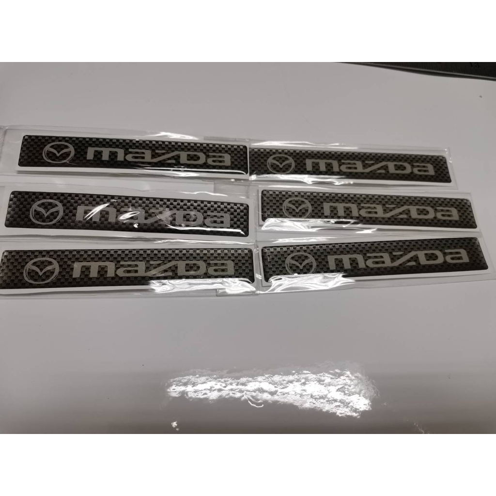 สติ๊กเกอร์เทเรซิ่นนูนอย่างดี พื้นเคฟล่าร์ สำหรับรถ MAZDA ได้ทุกรุ่น MAZDA SPEED ติดรถ แต่งรถ มาสต้า สปีด sticker kevlar - รูปที่ 7