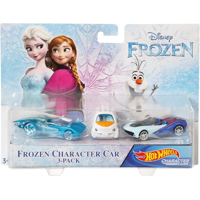 🚙 HotWheels: Hot Wheels 1/64 Disney Frozen Character Cars 3 Pack