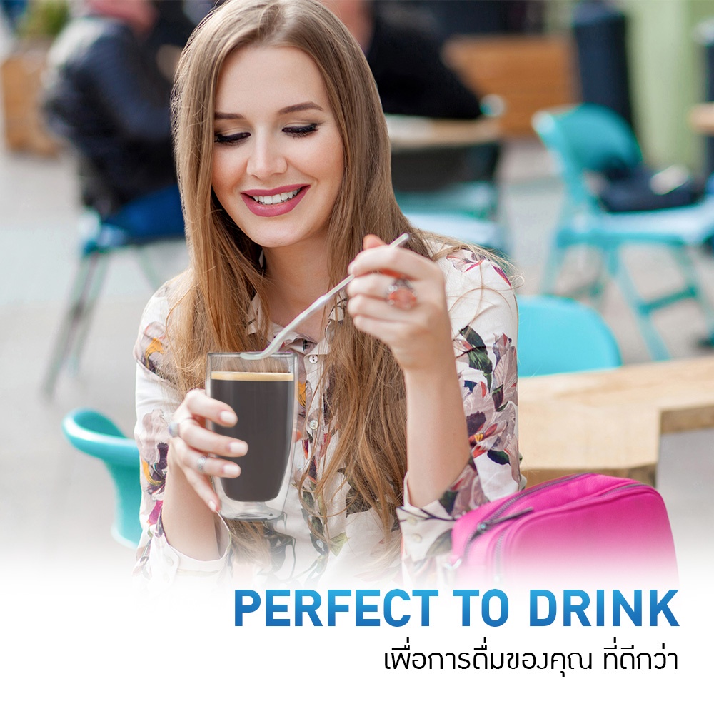 แก้ว 2 ชั้น 80 / 240 / 340 / 440 ml BHOME แก้วน้ำหมี แก้วกาแฟ ชา