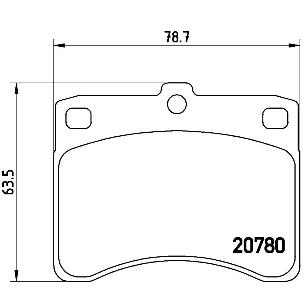 ผ้าดิสเบรคหน้า DAIHATSU MIRA L70 L80 L200 L500 HIJET S80 S85 S200 NTN