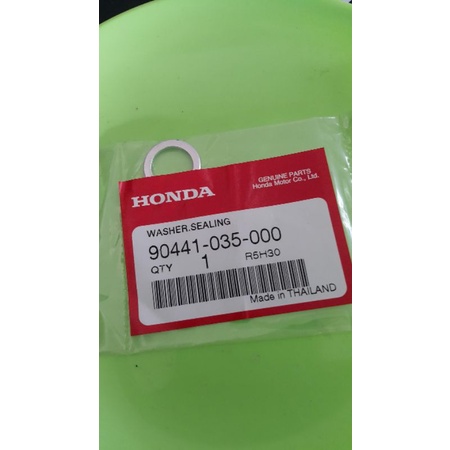 แหวนรองน็อตอุดกระบอกดันโซ่ราวลิ้น Wave 110-110-110i-125 I/MSX แท้ศูนย์ 90441-035-000