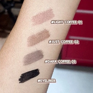 Browit by NONGCHAT Browit DUO BROW AND EYELINER เขียนคิ้ว และ อายไลน์เนอร์ แท่งชมพู