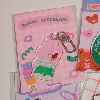 🌈🌟bunny icecream keychain พวงกุญแจ อะคริลิค | Good Daizy