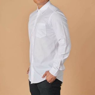 เสื้อเชิ้ต Oxford สีขาว WHITE