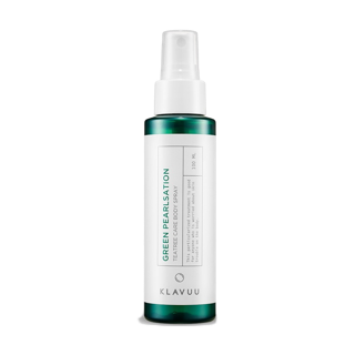 (ส่วนลด 50.- 🇰🇷) สเปรย์เพื่อผิวกายใสไร้สิว KLAVUU GREEN PEARLSATION Tea tree Care Body Spray 100ml