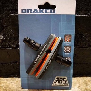 ผ้าเบรคเสือภูเขา ไฮบริท BRAKCO ABS02V