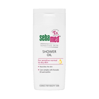 SEBAMED SHOWER OIL (200ML) ออยล์ทำความสะอาดผิว สำหรับผิวแห้ง ซีบาเมด ชาวเวอร์ ออยล์ (200มล)