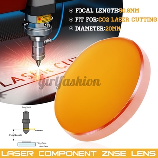 เลนส์โฟกัส Co2 เลเซอร์เส้นผ่าศูนย์กลาง 20 มม . Fl : 1 " , 1 . 5 " , 2 . 5 " , 3 " , 4 " , 50 "
