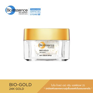 Bio Essence BIO-GOLD DAY CREAM SPF 25 40g (ครีมบำรุงผิว, ลดเลือนริ้วรอย)