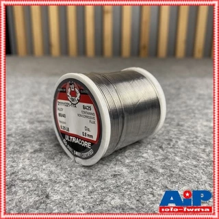 1ม้วน ตะกั่ว0.25ปอนด์ 0.8mm ตะกั่ว ตะกั่ว1/4 ULTRACORE ตะกั่วบัดกรี ตะกั่วขนาด0.8MM. เอไอ-ไพศาล