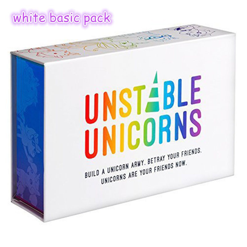 UK fast shipping UNSTABLE UNICORNS BASE GAME WHITE BOX CORE CARD GAME card game=