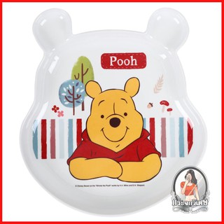 อุปกรณ์ใส่อาหาร อุปกรณ์บนโต๊ะอาหาร จานเมลามีน 7.5 นิ้ว FLOWERWARE POOH WOODLAND 
 เมลามีนแท้ 100%
 ทนความร้อนได้สุงสุด 1