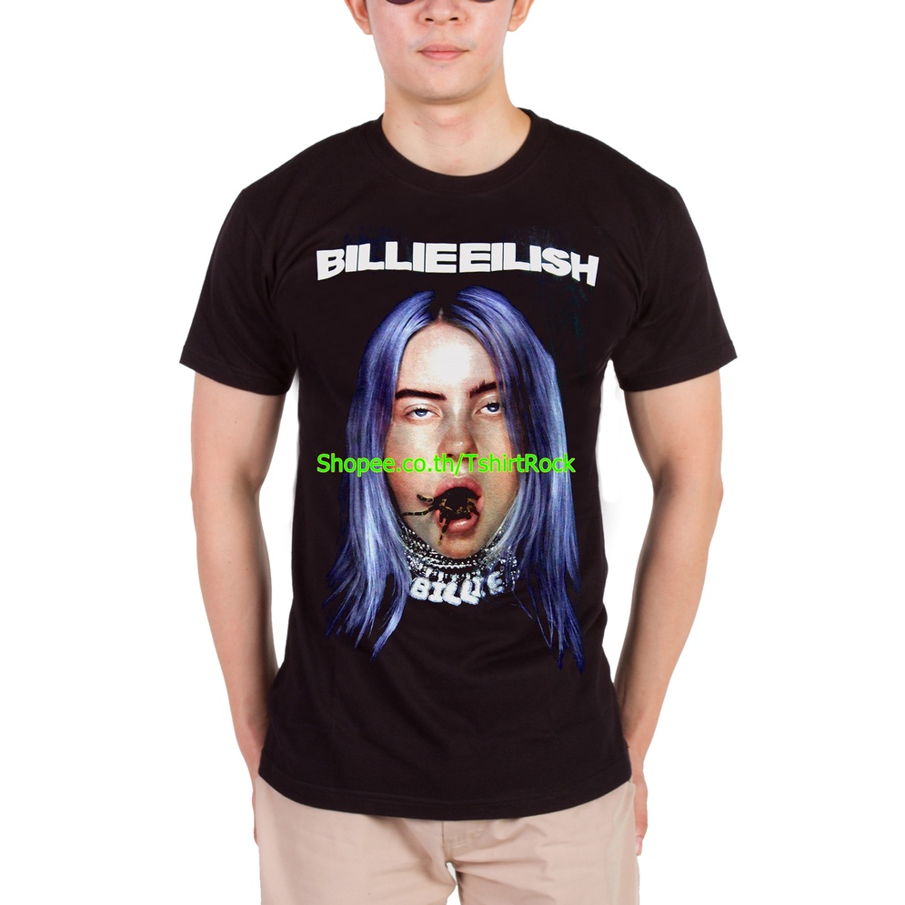 เสื้อวง BILLIE EILISH เสื้อผ้าแฟชั่น Rock เสื้อวินเทจ บิลลี ไอลิช RCM1845