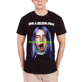 เสื้อยืดวินเทจเสื้อวง BILLIE EILISH เสื้อผ้าแฟชั่น Rock เสื้อวินเทจ บิลลี ไอลิช RCM1845S-5XL