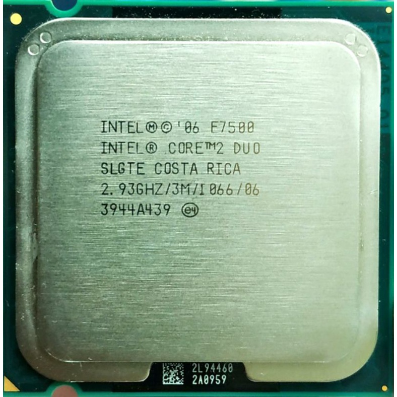 CPU 775 CORE2DUO E7500