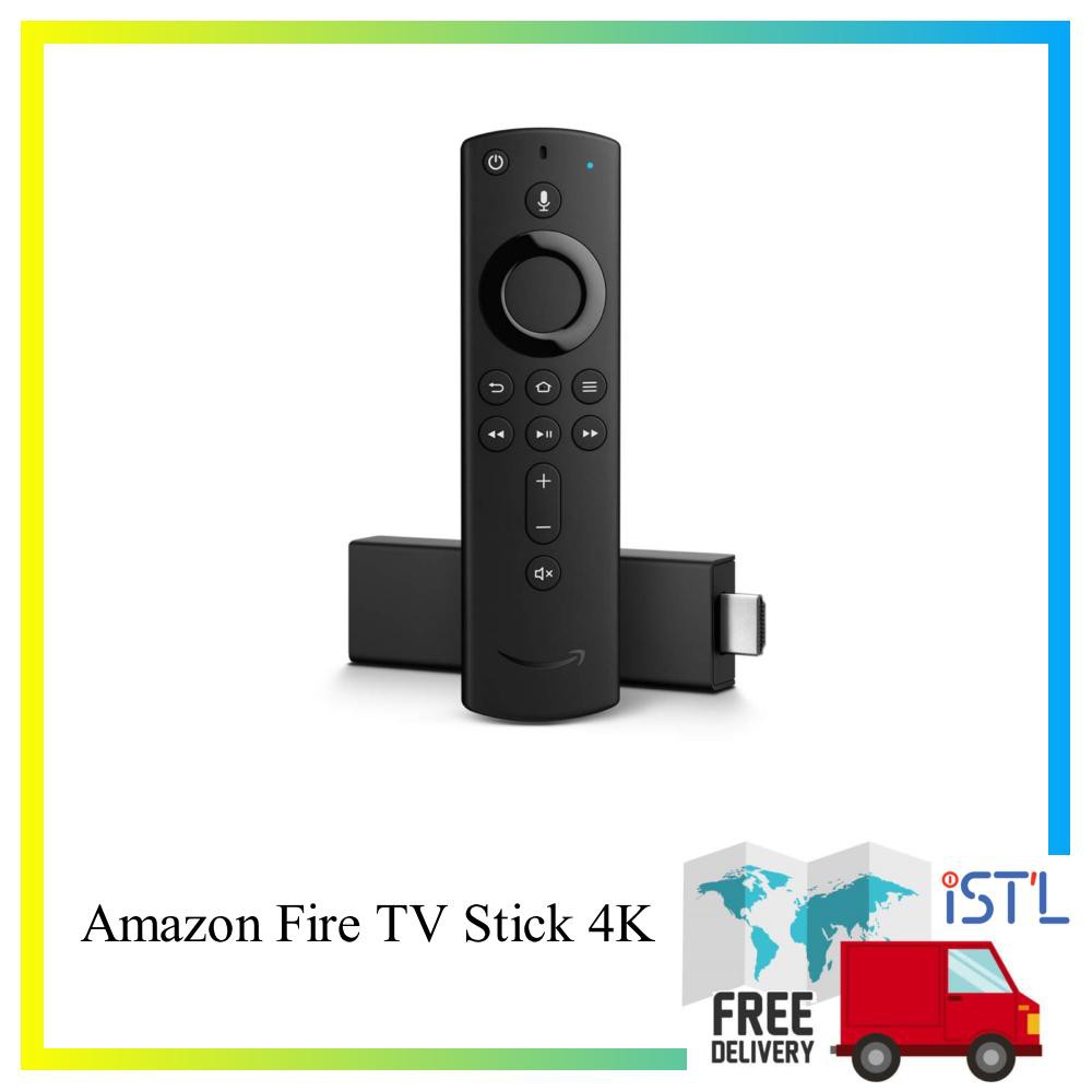 Amazon Fire Tv Stick 4k Streaming Device With Alexa Built In Ultra Hd Dolby Vision Includes The Alexa Voice Remote Shopee Thailand