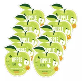 (เซต 10 ซอง )Green Apple Herb ดีท็อกแอปเปิ้ล